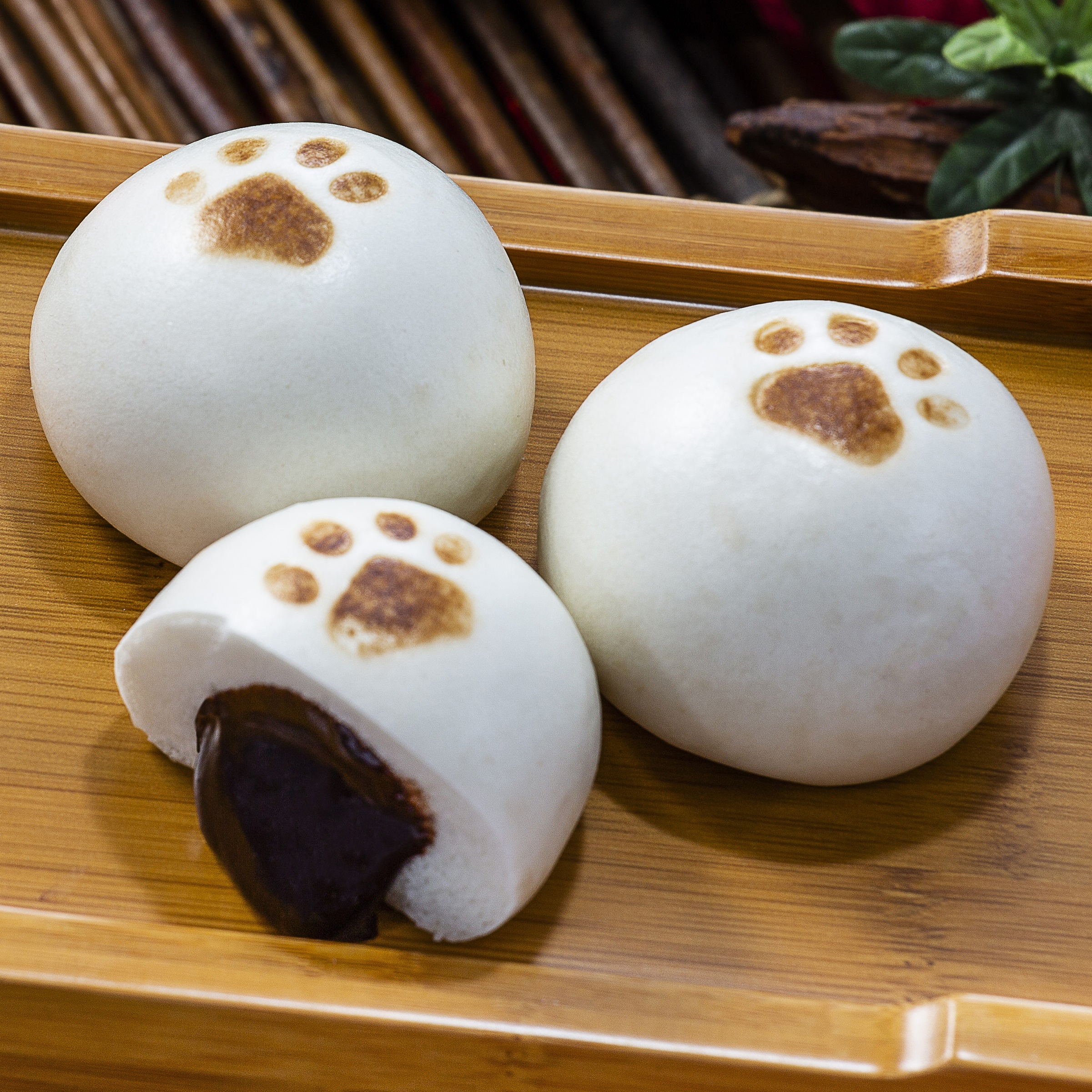 巧克力流沙包